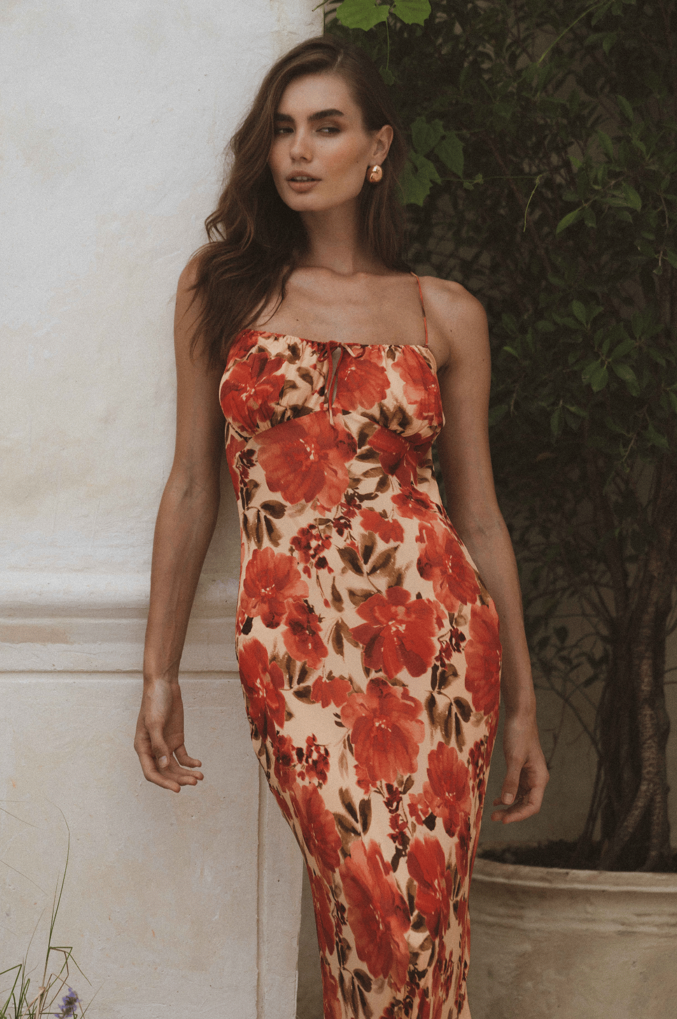 Marta Maxi Dress Camellia Floral - Isabelle Quinn