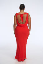 Gracie Maxi Dress Crimson - Isabelle Quinn