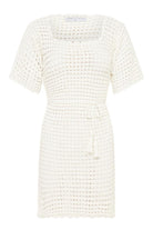 Sofia Mini Dress Ivory - Isabelle Quinn